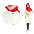 Factory supply simple plain women islamic shirt muslim dress dubai wholesale